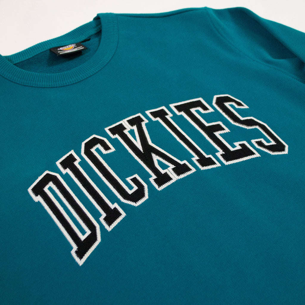 Dickies Aitkin Sweatshirt - Deep Lake - Front Close Up