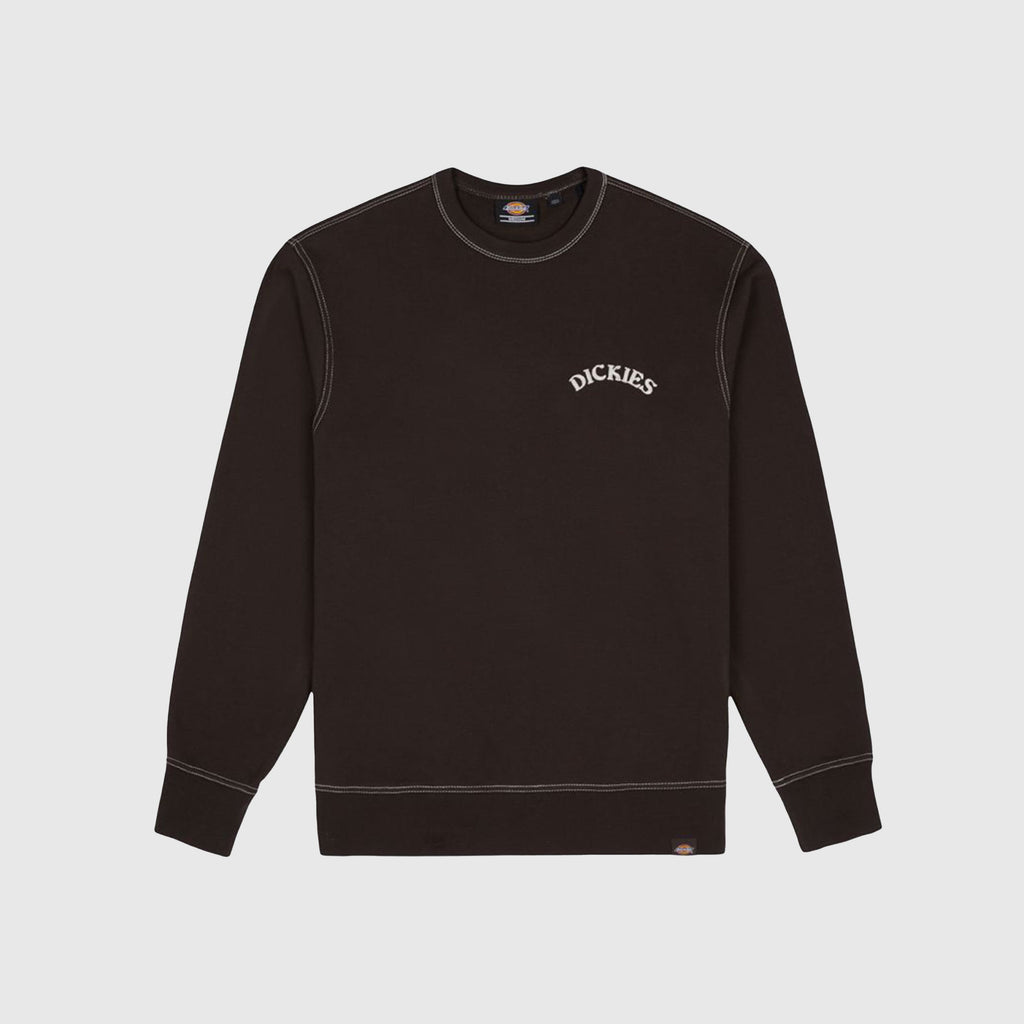 Dickies Beavertown Sweatshirt - Dark Brown - Front