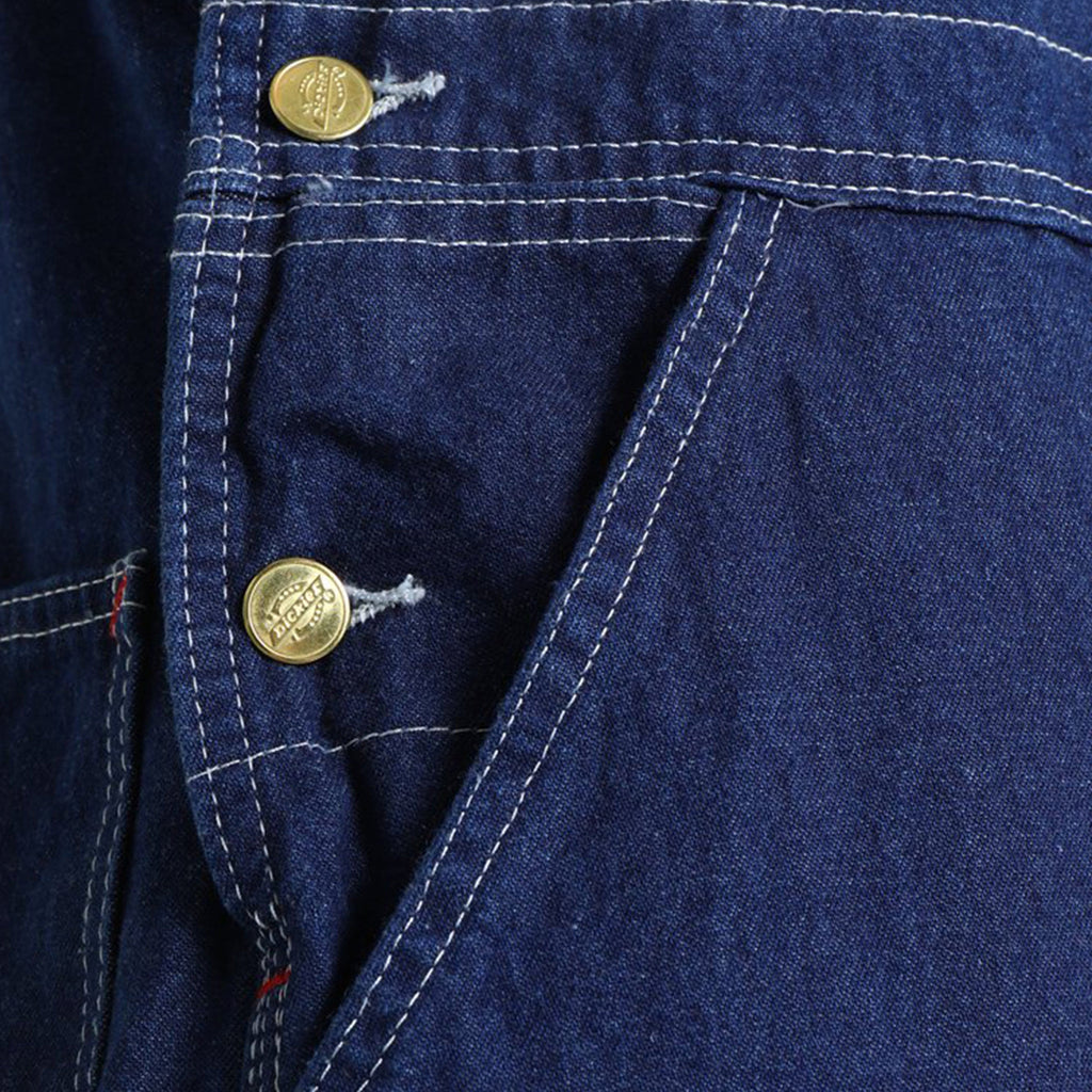 Dickies Bib Overall - Rinsed Indigo Blue