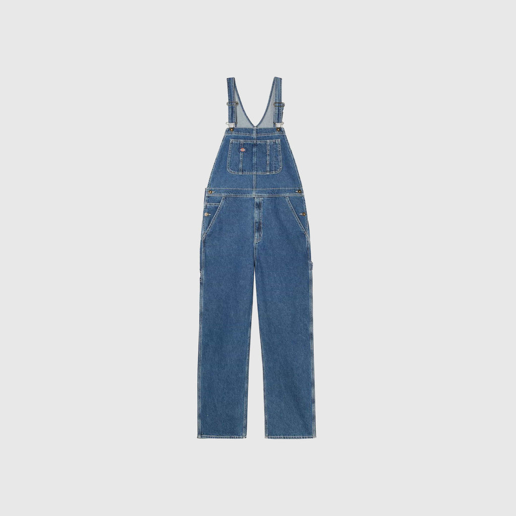 Dickies Classic Denim Bib - Classic Blue - Front