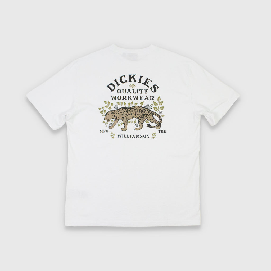 Dickies Fort Lewis SS Tee - White - Back
