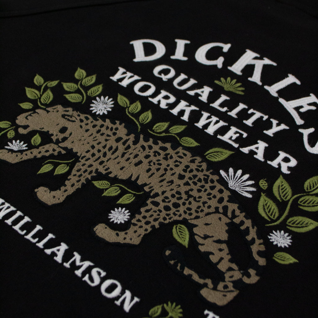 Dickies Fort Lewis Sweatshirt - Black - Close Up