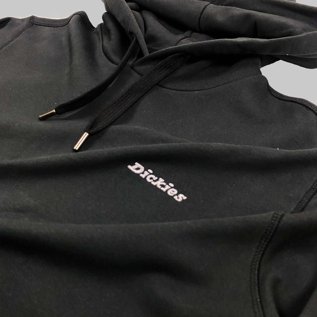Dickies Loretto Hoodie - Black - Front Close Up Logo