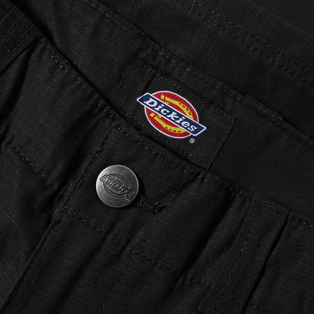 Dickies Millerville Cargo Pant - Black - Close Up Button 