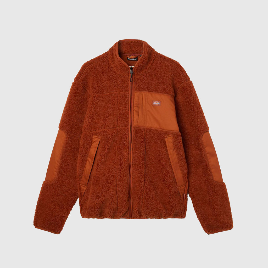Dickies Red Chute Fleece - Gingerbread - Front