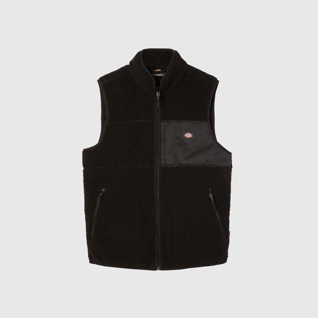 Dickies Red Chute Vest - Black - Front