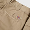 Dickies Slim Fit Short - Khaki - Close Up