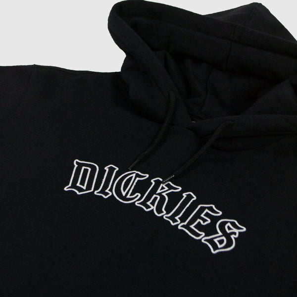 Dickies Union Springs Hoodie - Black - Close Up