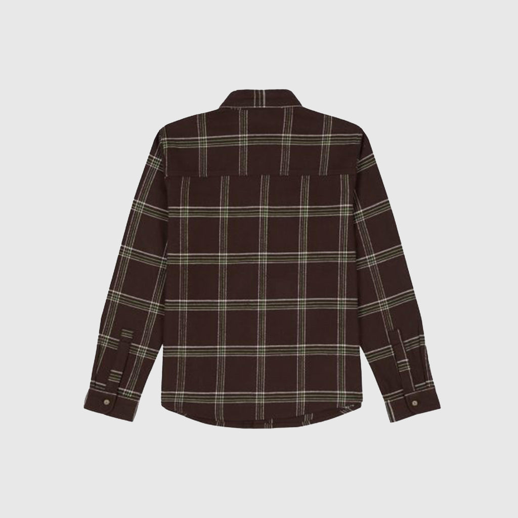 Dickies Warrenton Shirt - Dark Brown - Back