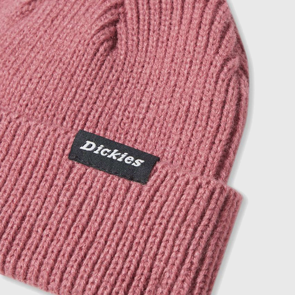 Dickies Woodworth Beanie - Withered Rose - Close Up