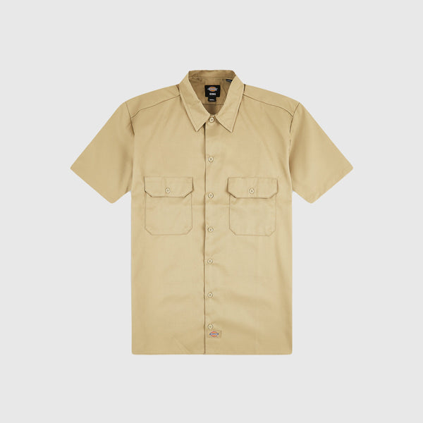 Dickies Work Shirt SS Rec - Khaki - Front