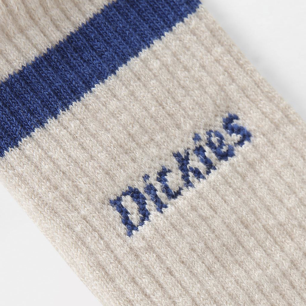  Dickies Bettles Sock - Ecru Logo Close Up