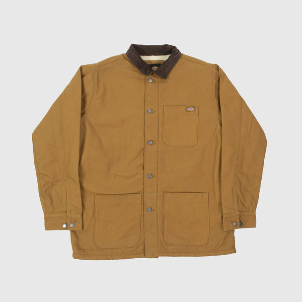 Dickies Duck Canvas Chore Jacket - Brown Duck Front
