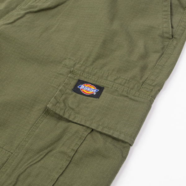 Dickies Eagle Bend Cargos - Military Green Logo Tab On Pocket