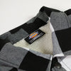 Dickies Lined Sacramento Shirt - Black Collar Close Up 