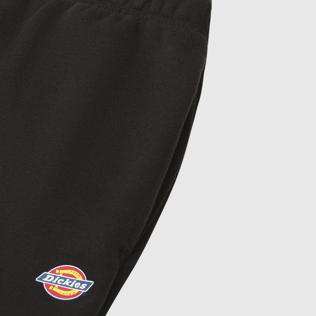 Dickies Mapleton Sweatpant - Black Logo Close Up