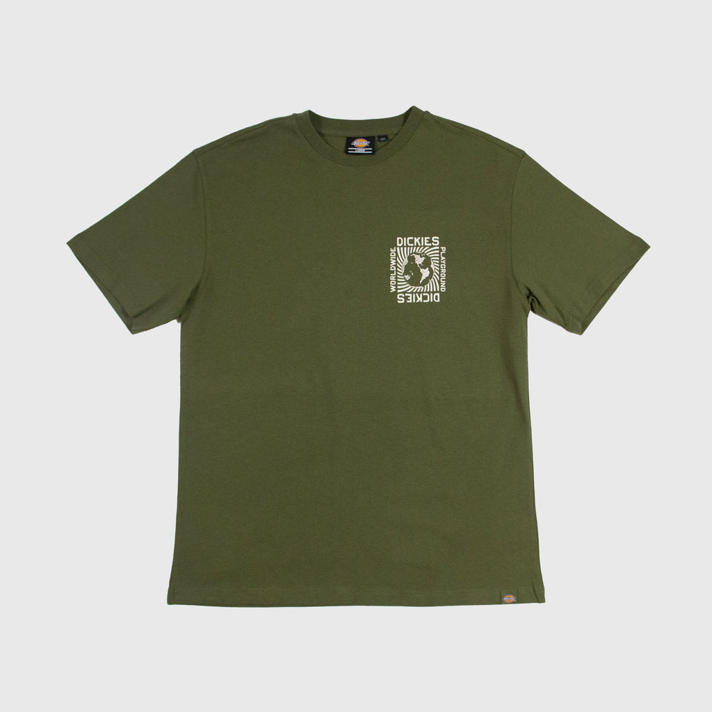 Dickies SS Marbury Tee - Military Green Front 