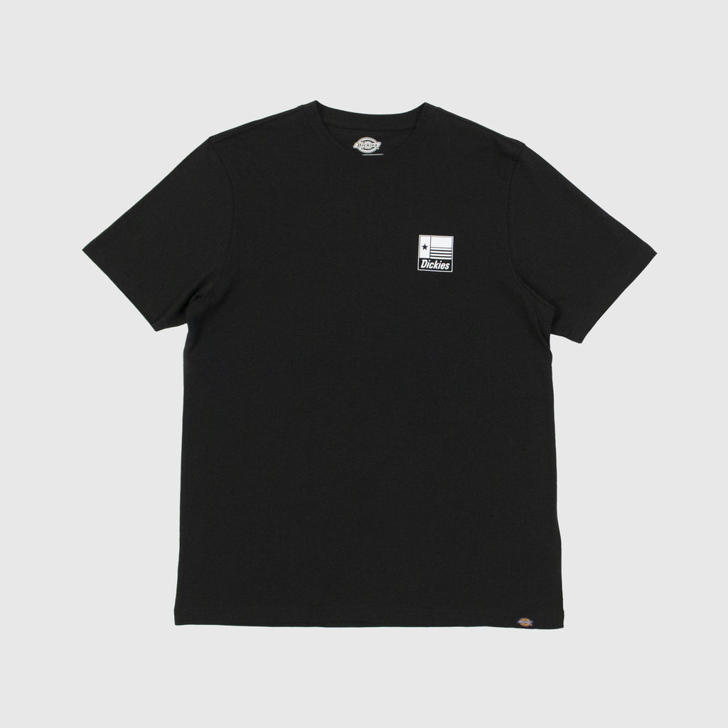 Dickies SS Taylor Tee - Black Front With Chest Logo