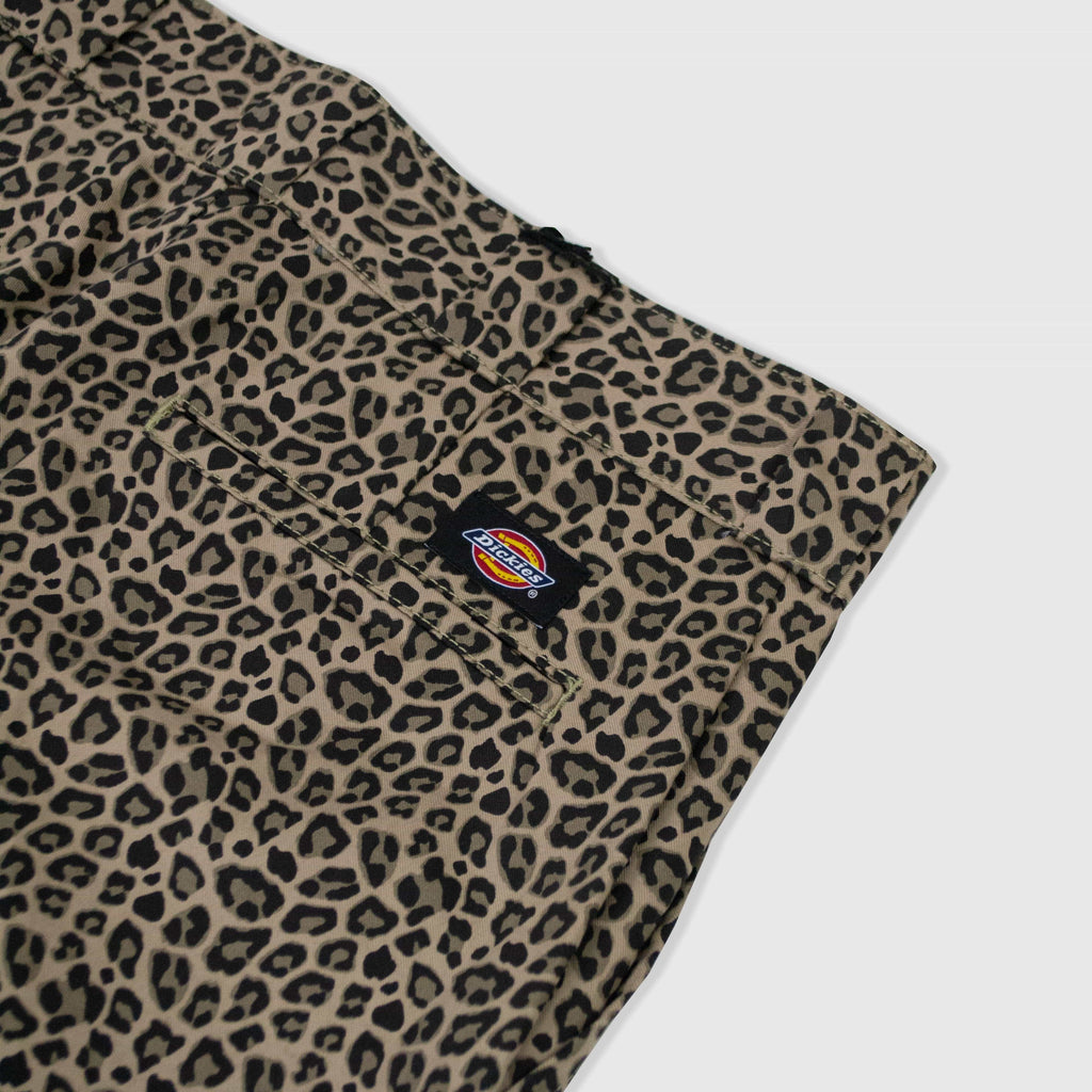 Dickies Silver Firs Leopard Print Pant - Leopard Print - Close Up