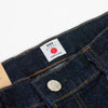Edwin Kaihara Pure Indigo Stretch Denim - Blue Rinsed - Close Up