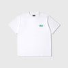 Edwin Discrete Services Tee - White Garment Dyed - Front