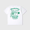 Edwin Discrete Services Tee - White Garment Dyed - Back