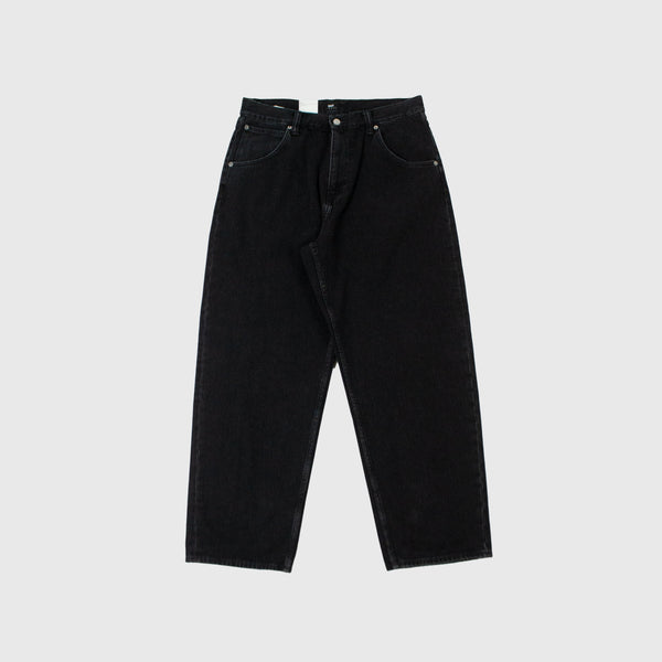 Edwin Tyrell Pant Pembroke - Black Denim Dark Marble Wash - Front