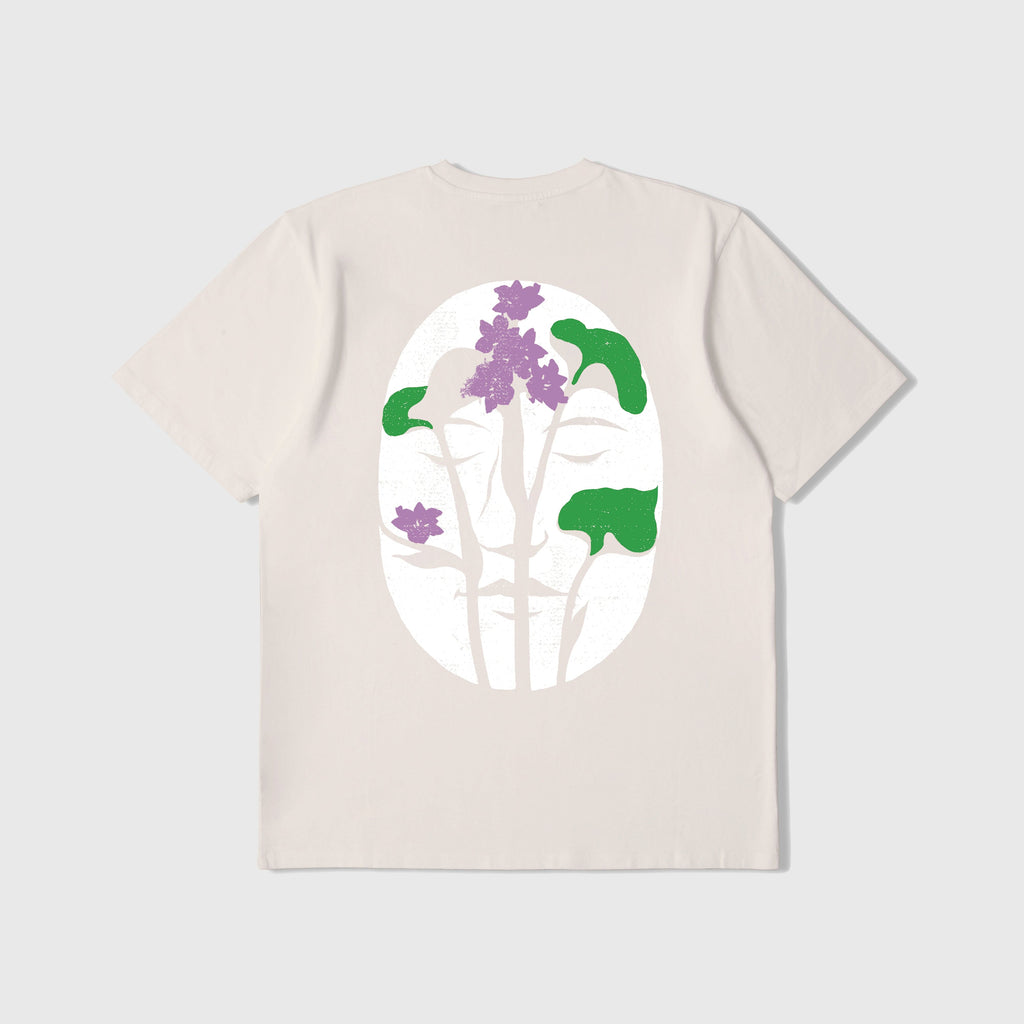 Edwin Hana Kao TS Tee - Whisper White Garment Washed - Back