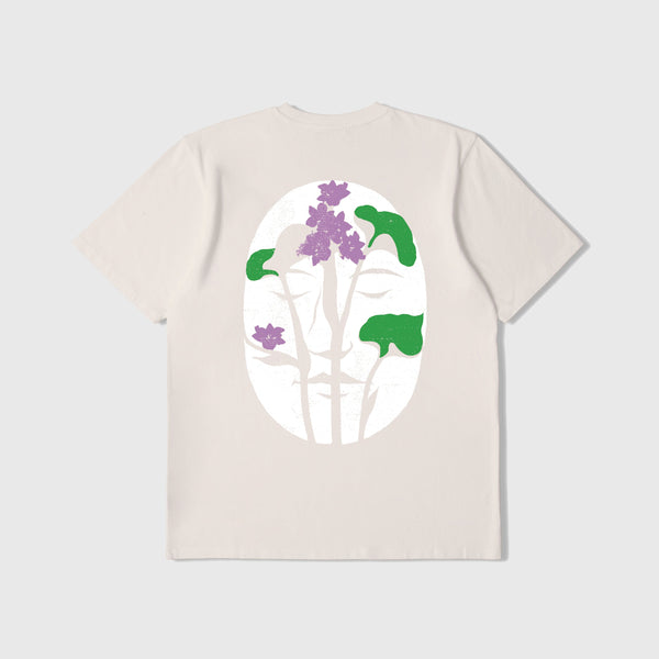 Edwin Hana Kao TS Tee - Whisper White Garment Washed - Back
