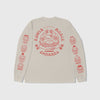 Edwin Music Channel TS LS - Mist Garment Washed - Back