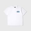 Edwin Postal Tee - White Garment Dyed - Front