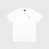 Edwin Chest Logo Tee White Front 