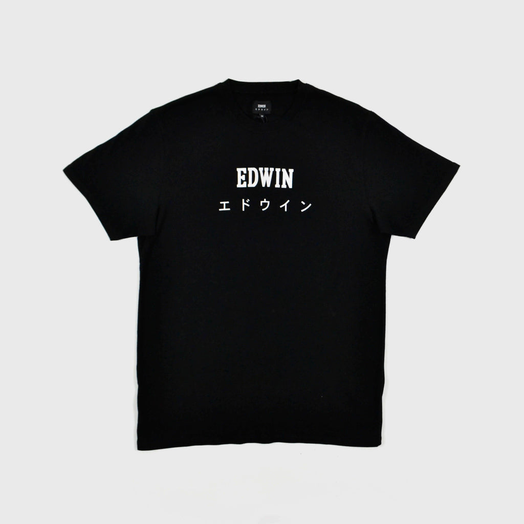 Edwin Japan Tee Black Front