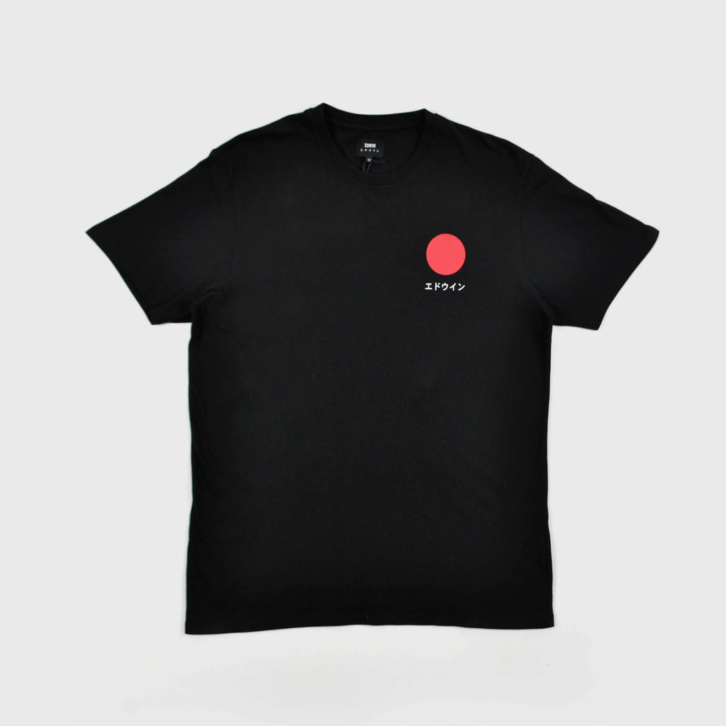 Edwin Japanese Sun Black Front 