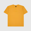 Edwin Katakana Embroidery Tee - Golden Yellow Ton In Ton Emb - Front