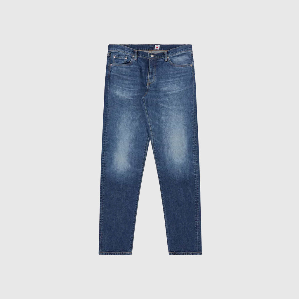 Edwin Regular Tapered Kaihara, Pure Indigo Stretch Denim - Blue Dark Used - Front