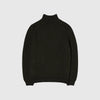 Edwin Roni High Collar Sweater Knit - Uniform Green Garment Washed - Back