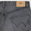 Edwin Slim Tapered Kaihara, Right Hand Black Denim - Black Grey Used