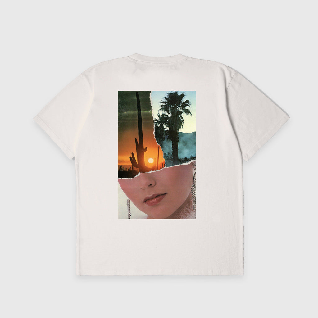 Edwin Summer Solstice TS Whisper - White Garment Dyed - Back