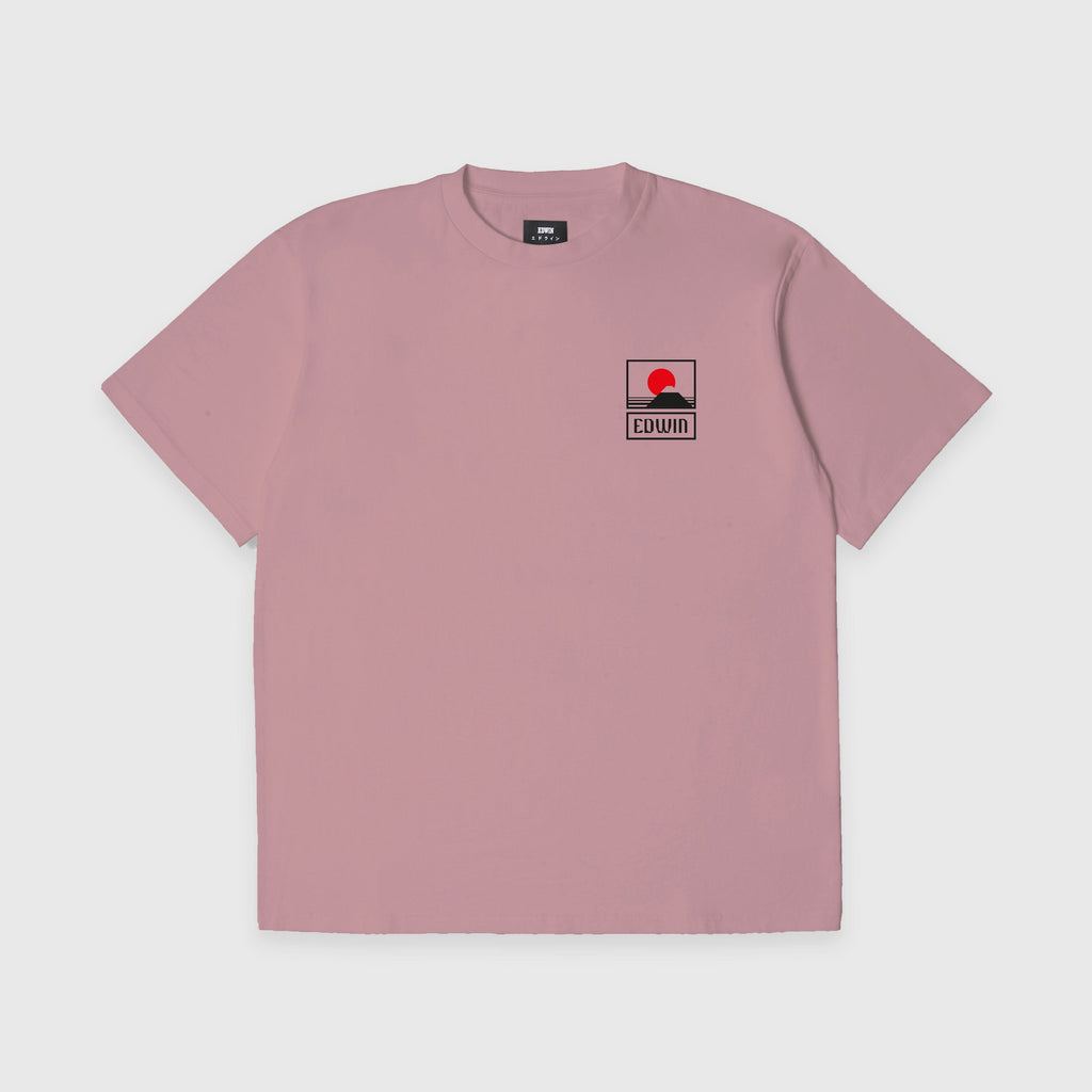 Edwin Sunset On Mt Fuji TS - Dusty Rose - Front