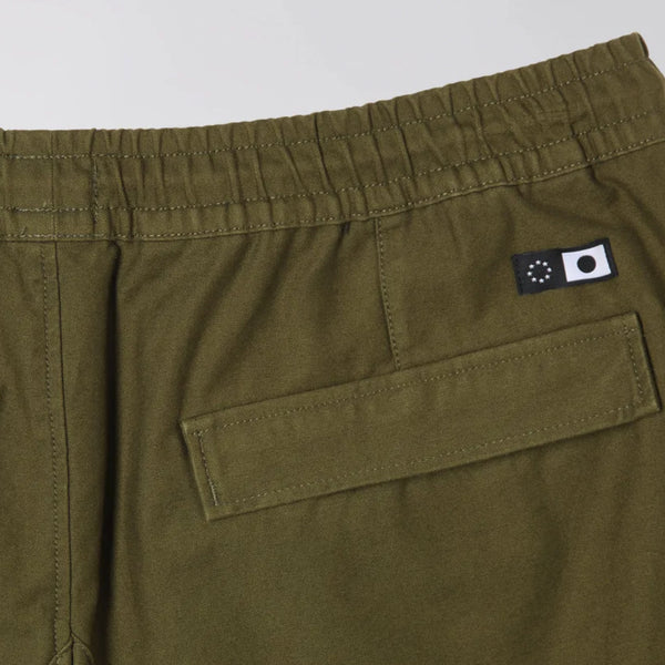 Edwin Manoeuvre Pants - Uniform Green Back Pocket Tab 