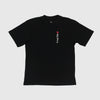 Edwin SS Kamifuji Tee - Black Garment Washed Front With Graphic
