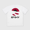 Edwin SS Kamifuji Tee - White Garment Washed Back With Large Graphic 