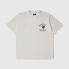 Edwin SS Keep It Surreal Tee - Silver Grey Garment Washed Front With Chest Graphic