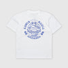 Edwin SS Music Channel Tee - White Garment Washed Back With Large Graphic 