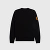 Fred Perry Laurel Wreath Crew Jumper - Black - Back