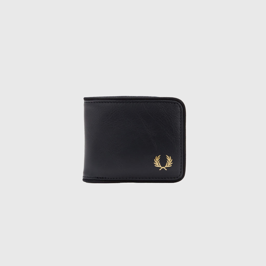 Fred Perry Tonal Classic BFold Wallet - Black