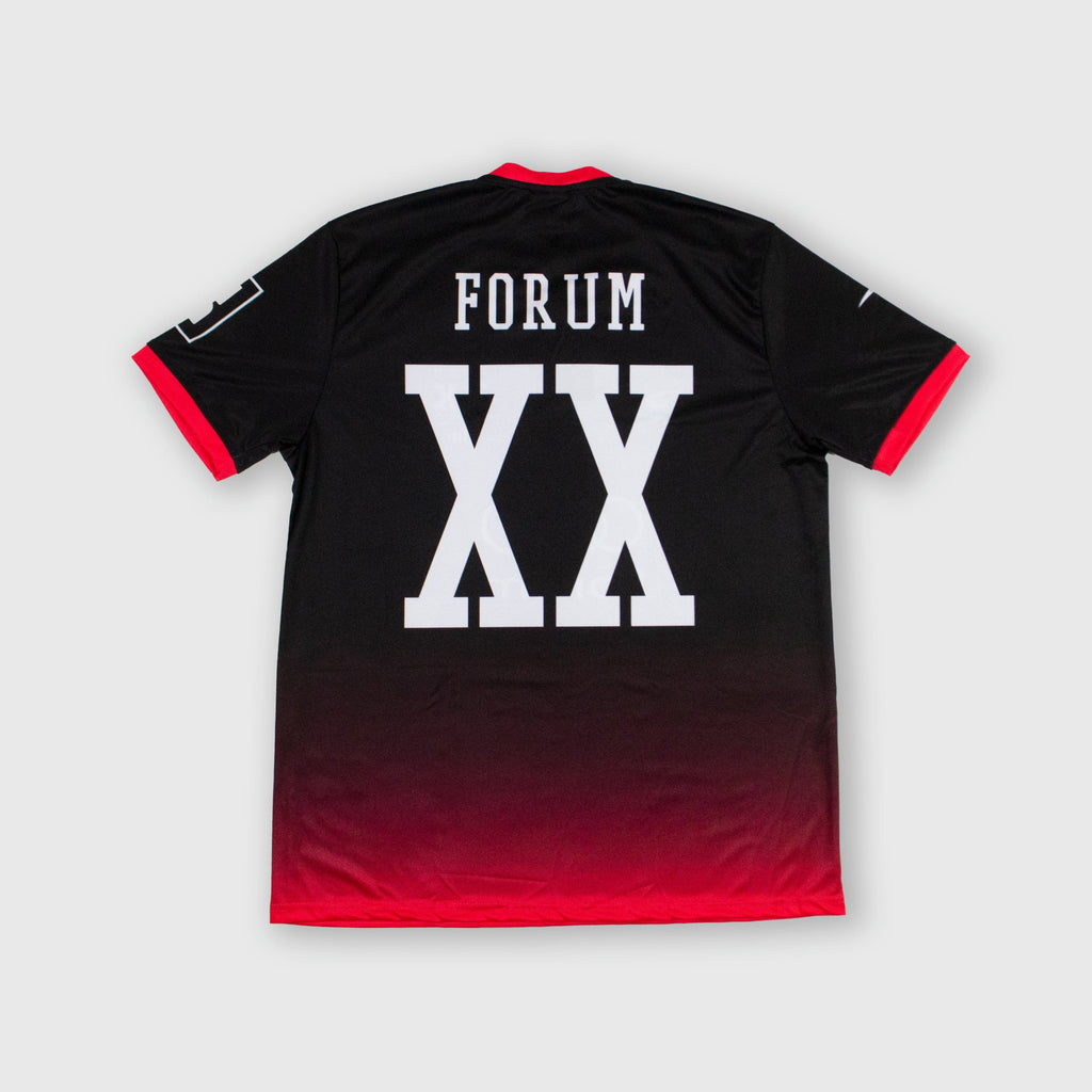 The Forum X Audi Jersey - Black / Red - Back 