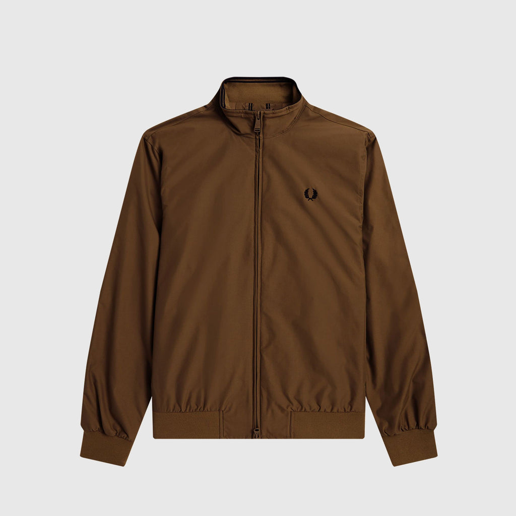 Fred Perry Brentham Jacket - Shaded Stone - Front