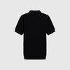 Fred Perry Contrast Stitch Knitted Shirt - Black - Back